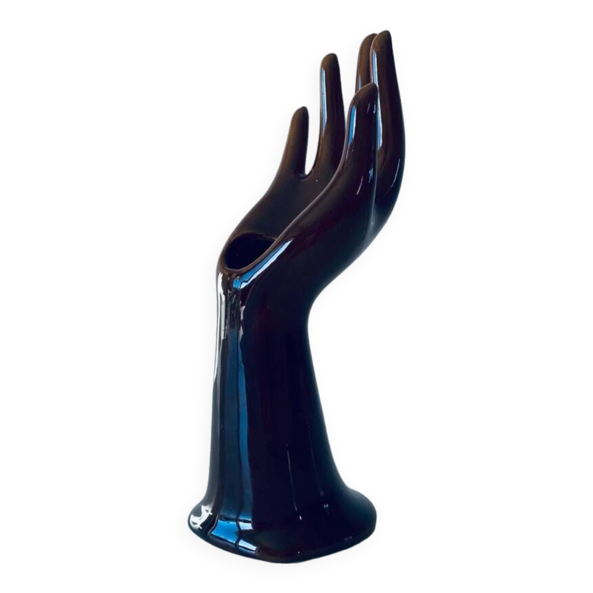 Handmade ceramic vase and jewelry holder