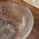 Vintage salad bowl with stylised rose pattern D23 H10
