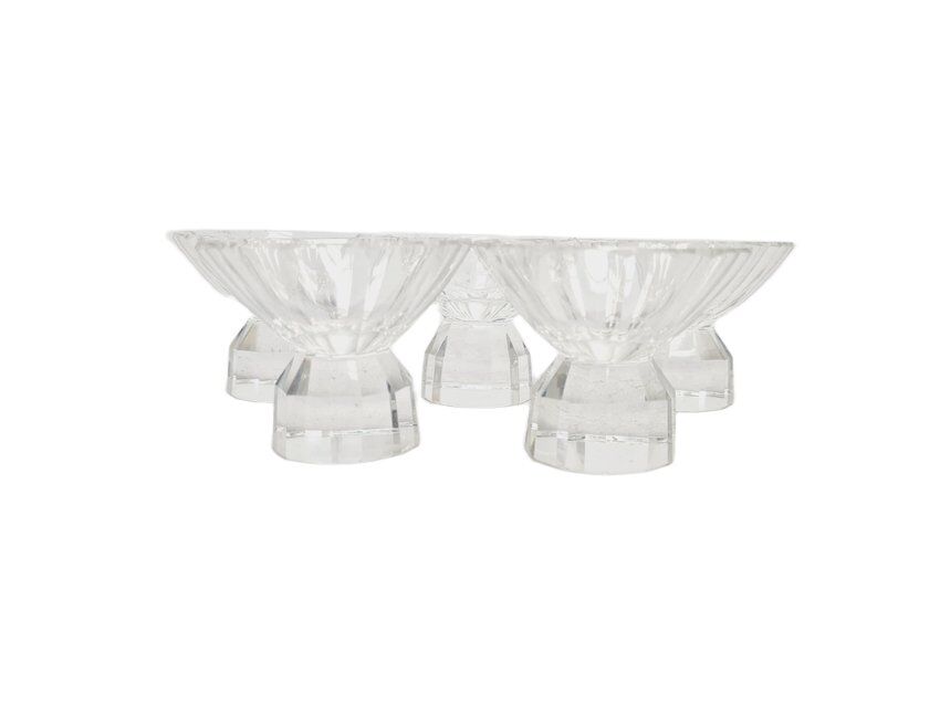 Verress Art Déco tchécoslovaques, années 1950, ensemble de 5