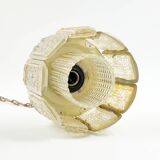 Mid-Century Scandinavian Glass Ceiling Light from Vitrika, Denmark, 1960s