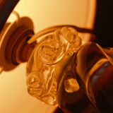 Baccarat crystal lamp