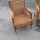 Pair of Louis XVI style armchairs