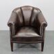 Vintage Leather Armchair, Czechoslovakia