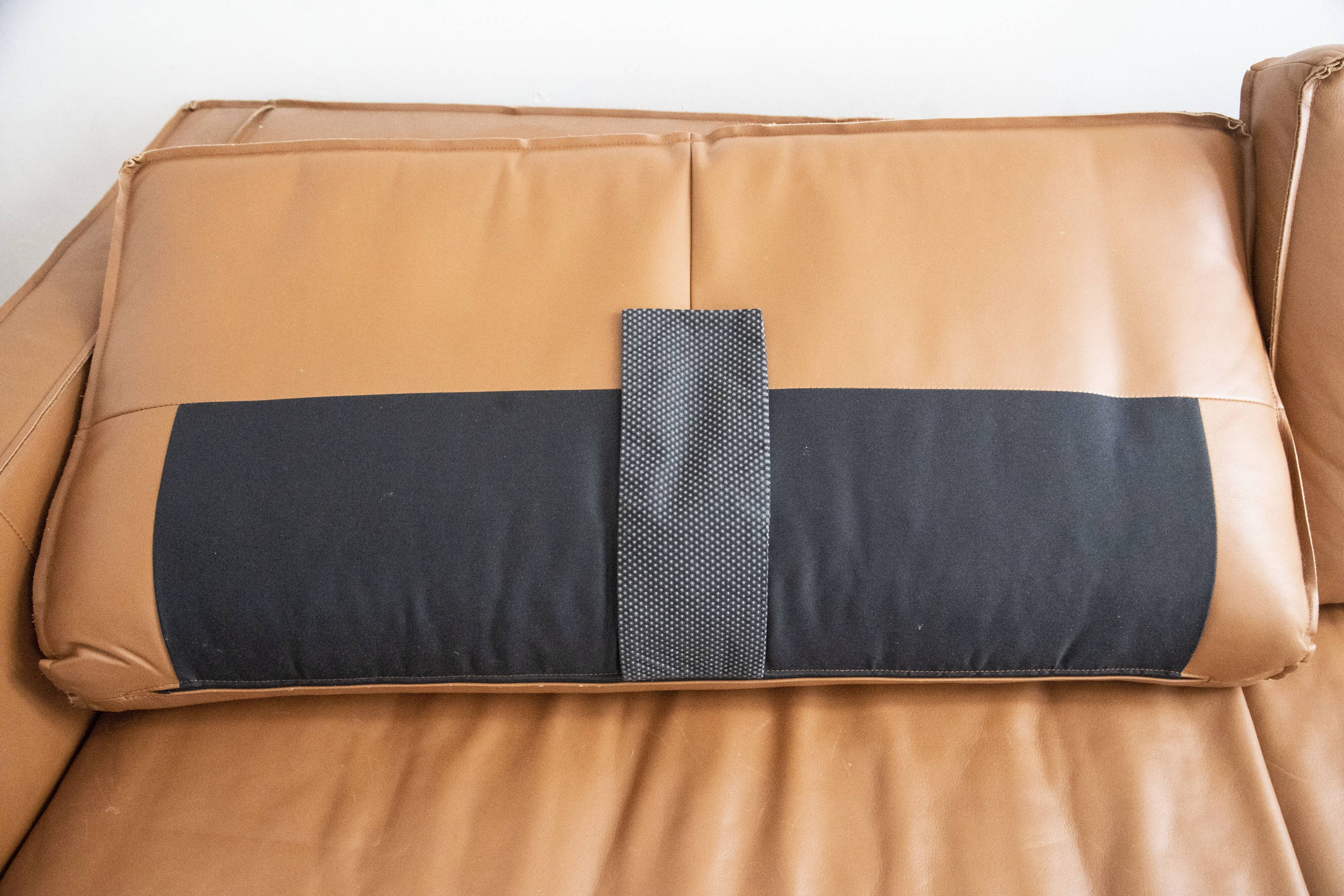 Canapé en cuir acheté dans une boutique Design en Belgique