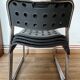 Set of 4 Black Omstak Chairs by Rodney Kinsman for Bieffeplast
