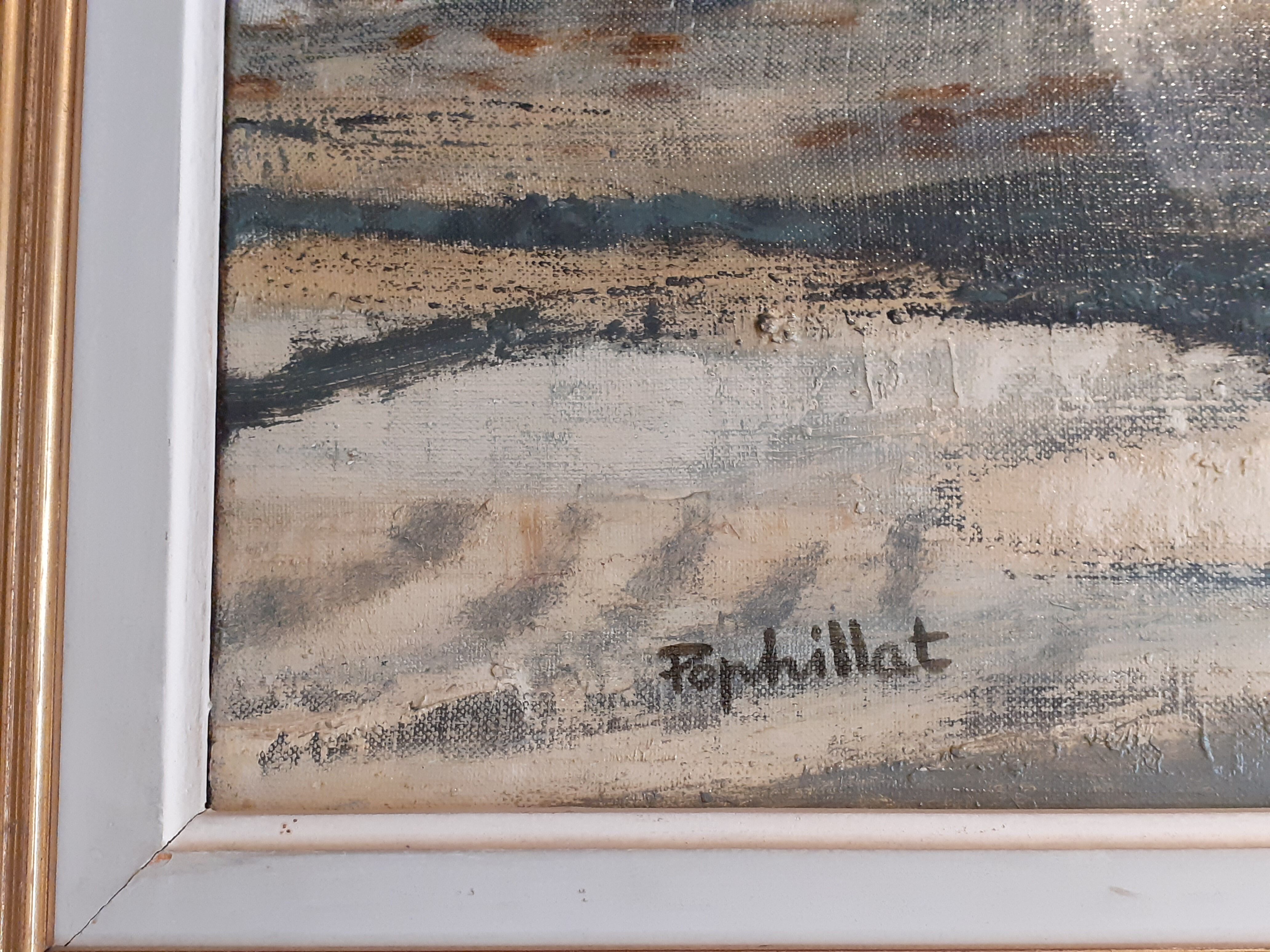 Oil on canvas by Jean-Pierre Pophillat (1937)