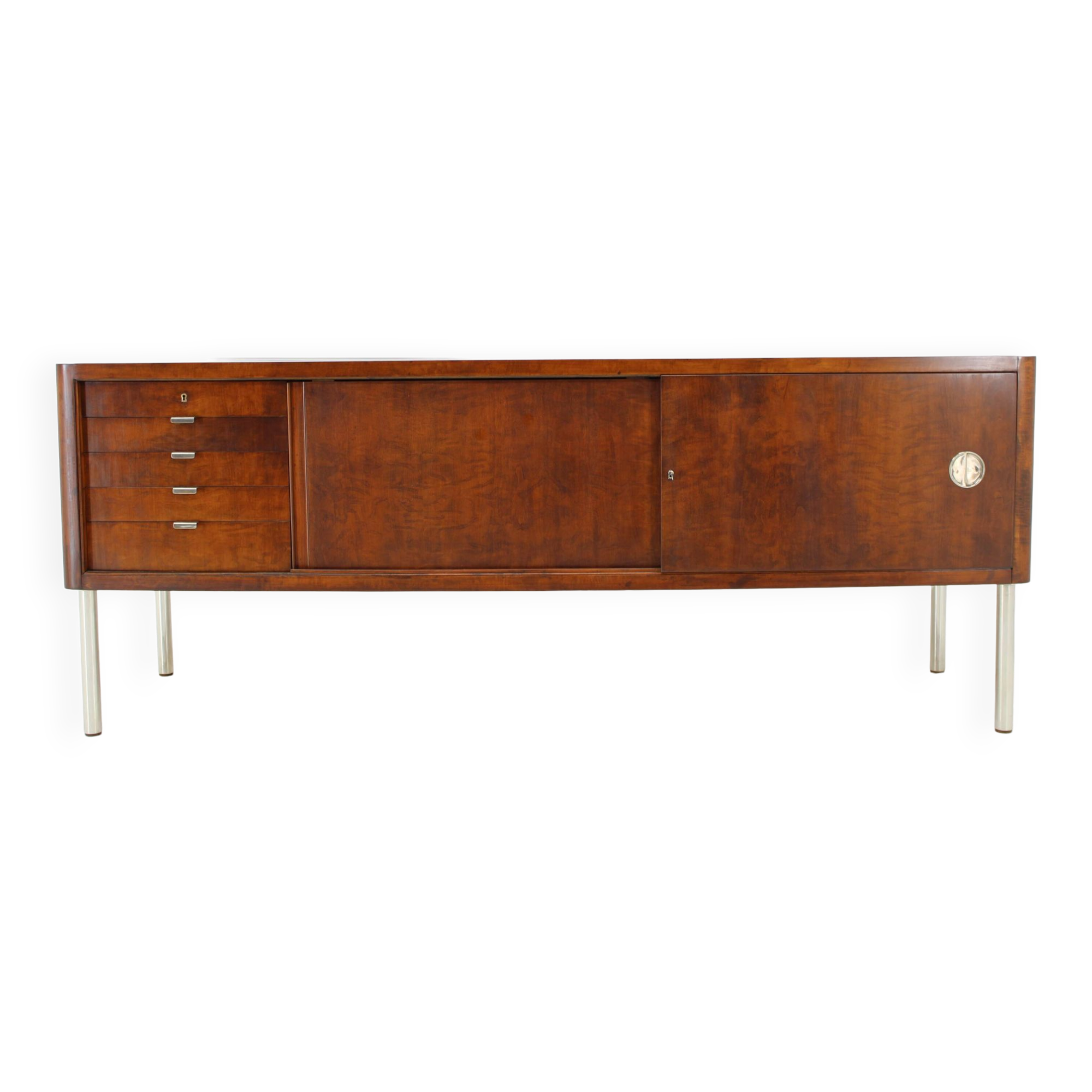1930s Art Deco Bauhaus Sideboard, Czechoslovakia