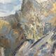 Tableau « Massif Alpin », Robert Barré, 1966, Huile sur toile