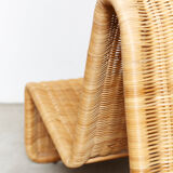 P3 rattan Liege by Tito Agnoli for Pierantonio Bonacina