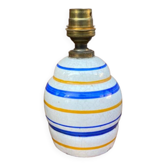 Pied de lampe céramique vintage