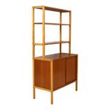Vintage bookcase with sliding doors