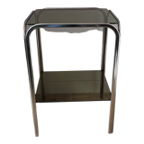 Service table with shelf