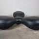 Leather pouf by Lowie Vermeersch and Design Agency KVD for Durlet
