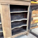 Antique oak dresser - sandblasted