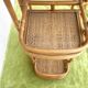 Rattan and bamboo plant rack from the 70s