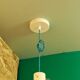 JOY white opaline pendant light