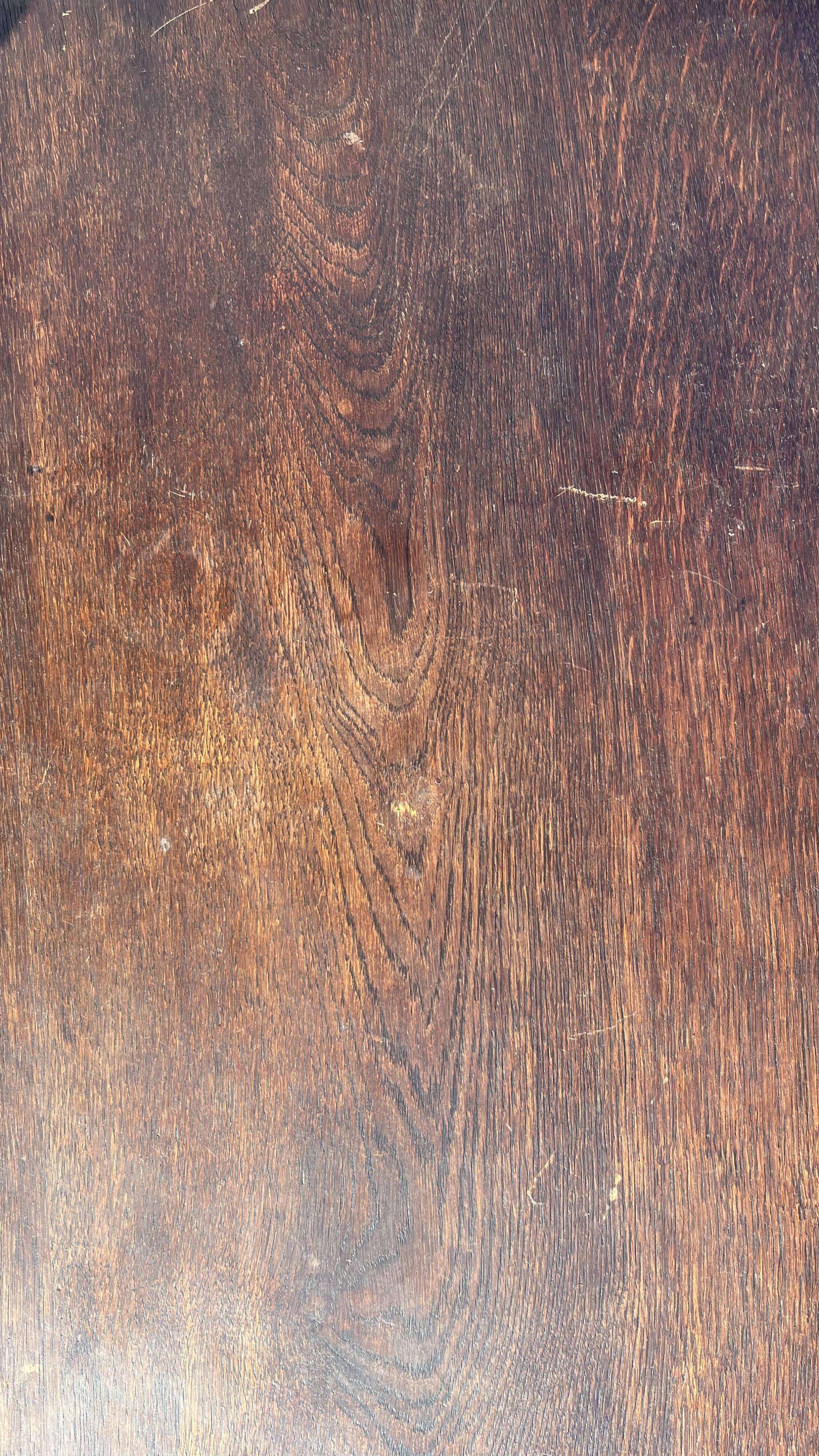 Oak pedestal table 1950