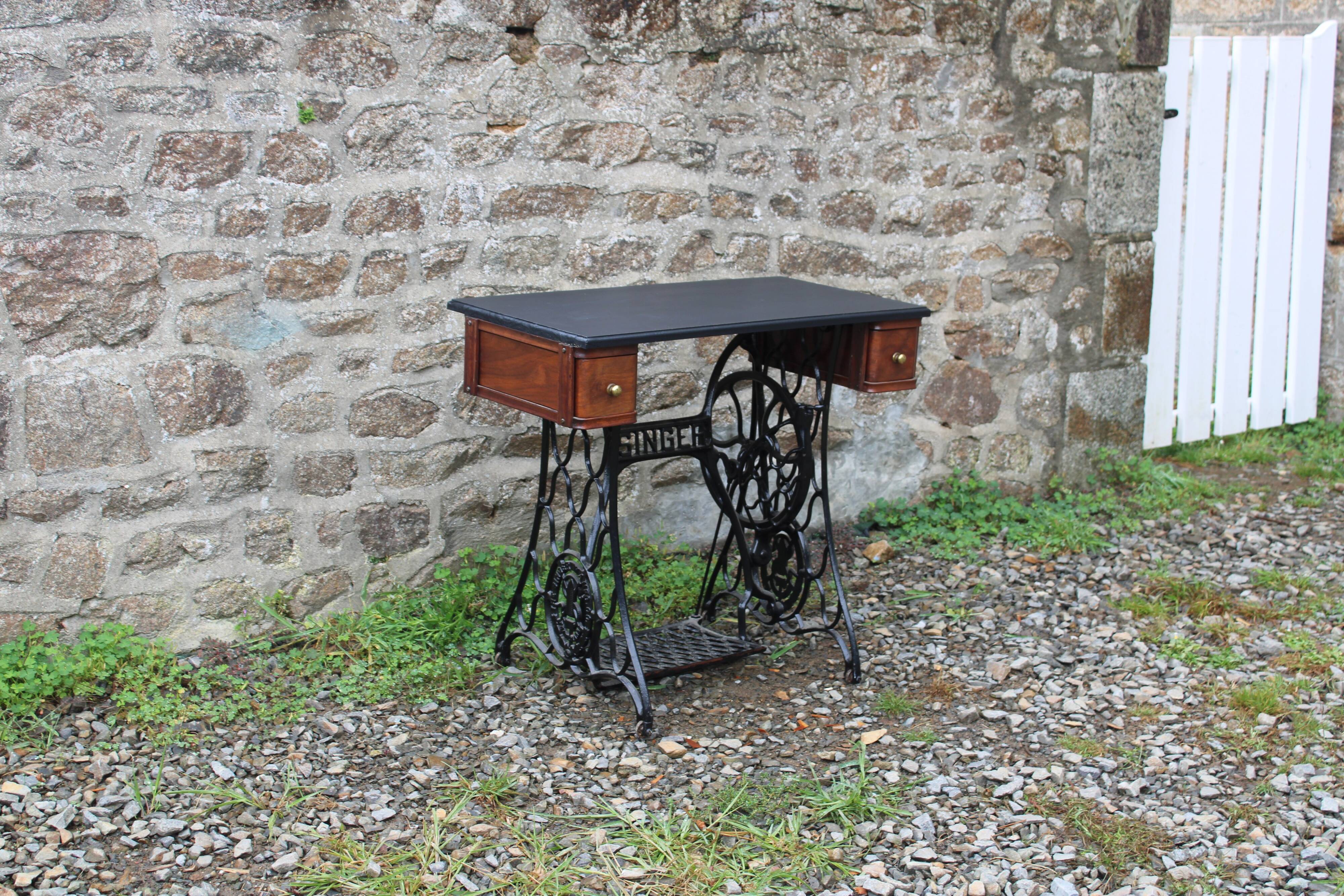Vintage Singer desk