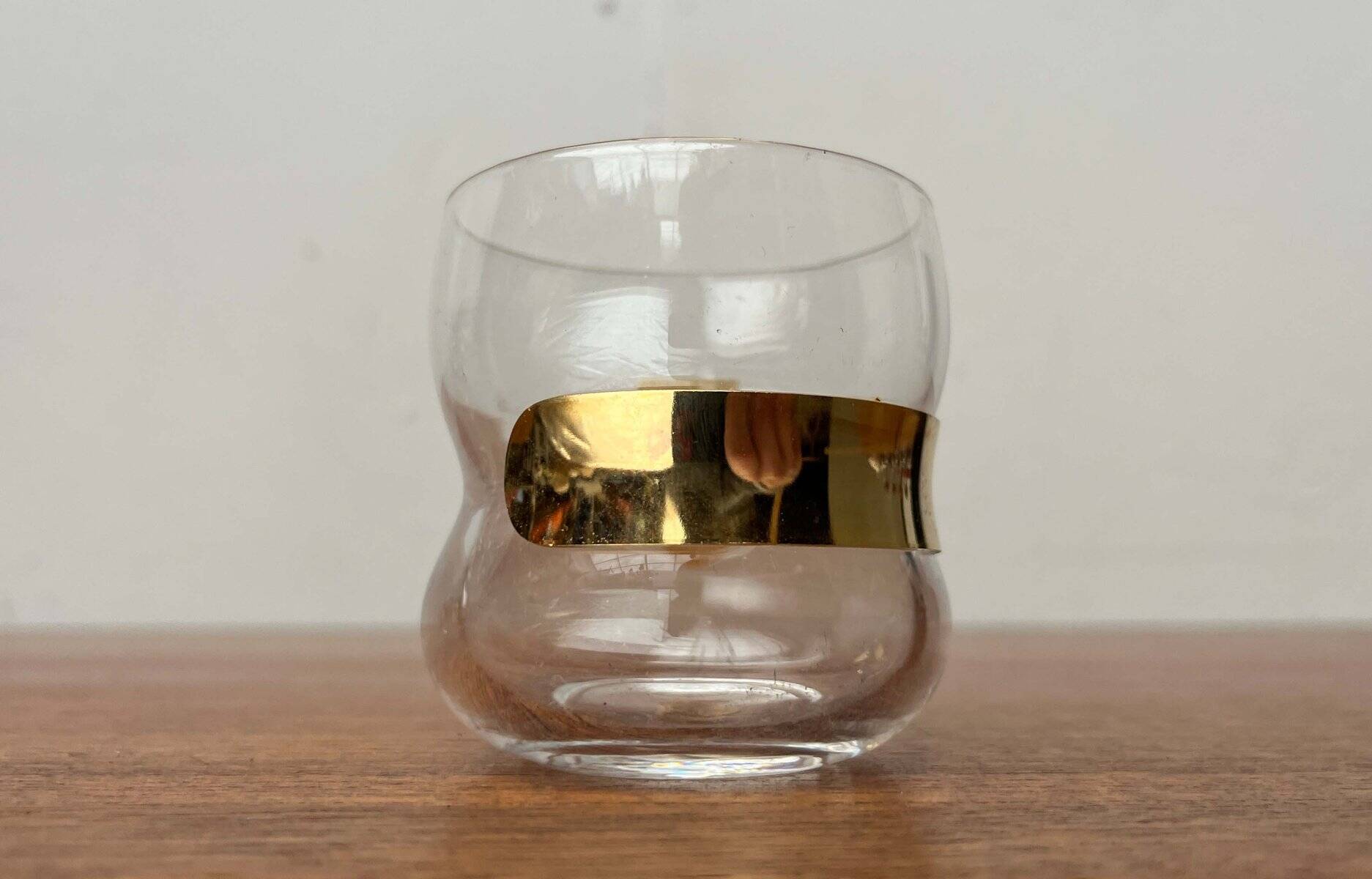 Vintage tea glasses Paula Series by Jorma Vennola for Iittala, 1970s, set of 2