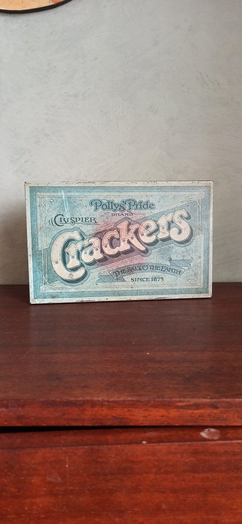 Old metal box crackers
