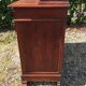 Vintage Parisian buffet in pitchpin with its top St Hubert.