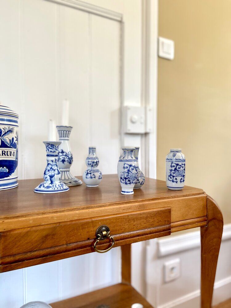 Pair of porcelain soliflores