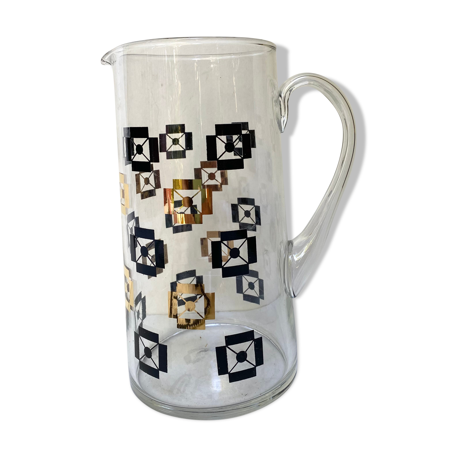 Vintage glass pitcher