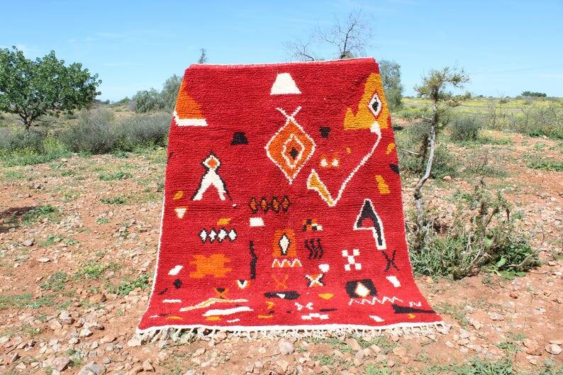Tapis marocain artisanal 200cmx200cm