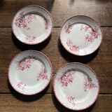 Set of 4 Maastricht earthenware dinner plates