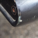 4 leather chairs model Giulietta by Afra and Tobia Scarpa for Meritalia italia 1988