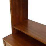 Vintage Wall Cabinet Bookcase Swedish Design 1960s