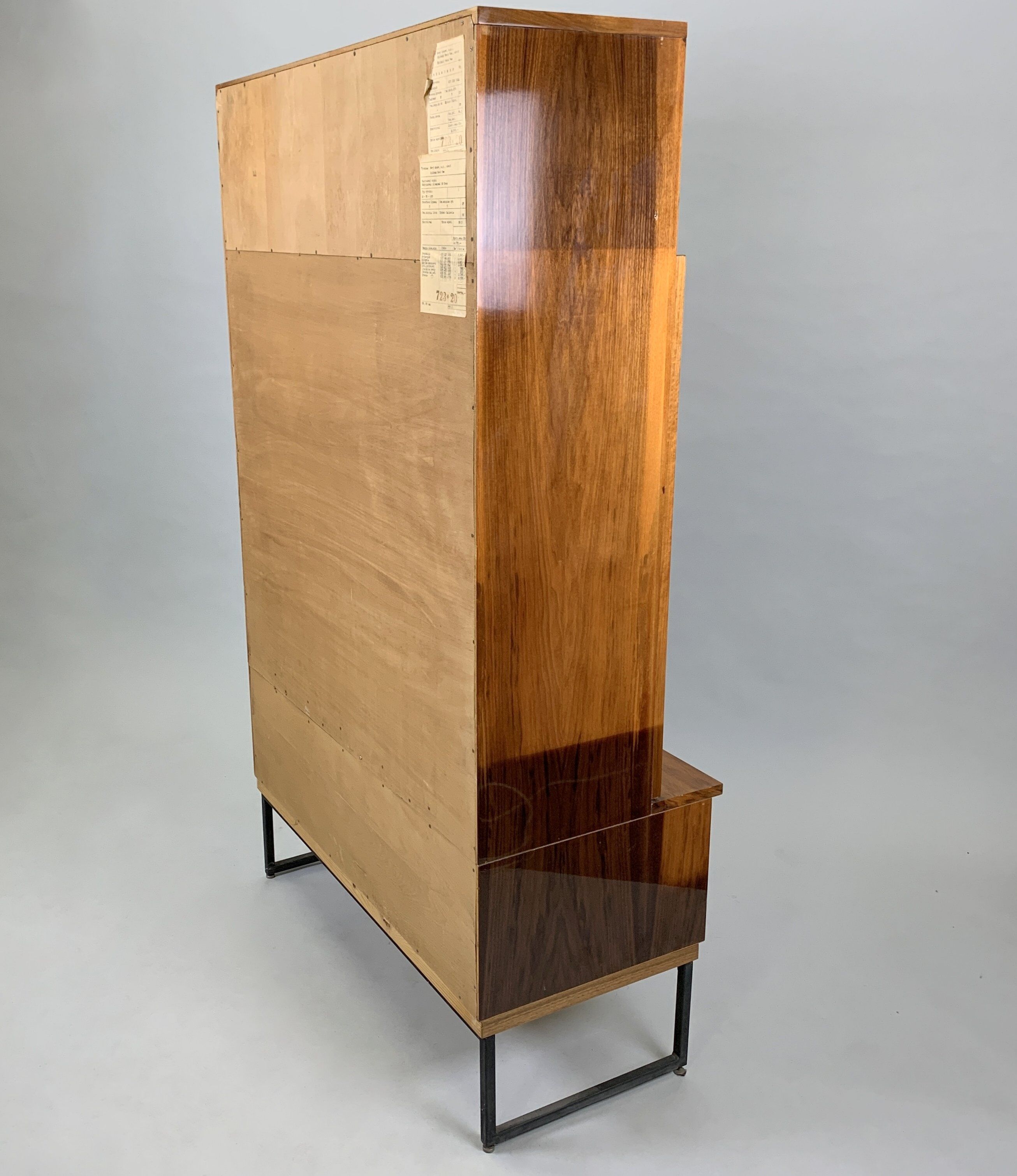 Vintage Cabinet 'Belmondo', High Gloss, Czechoslovakia, 1970's