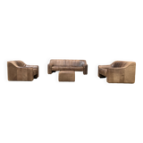De Sede Ds44 3zit, 2zit, 1zit + poef Buffel leder 5mm NECK