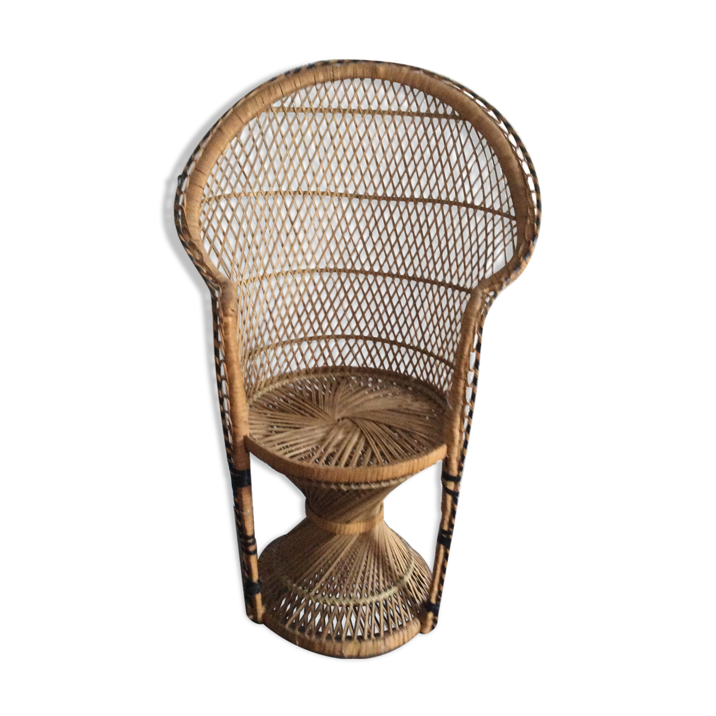 Vintage baby peacock armchair 1960