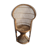 Vintage baby peacock armchair 1960