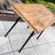 Wooden and metal side table industrial style 6070s