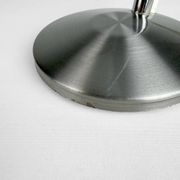 Flexible brushed aluminum lamp from the 60s