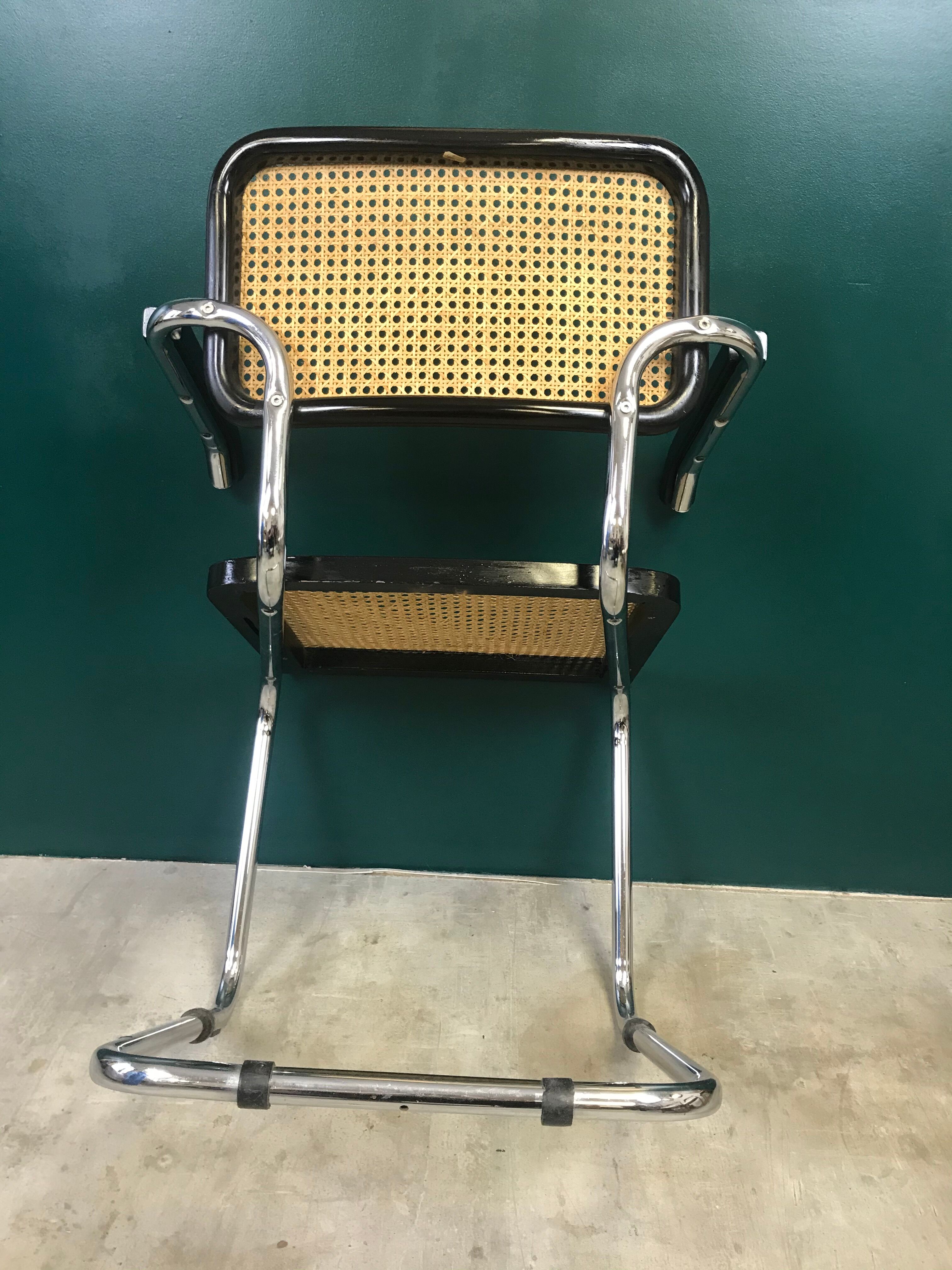 B64 Breuer black armchair