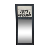 Miroir trumeau en bois “L’éducation expérimentale”