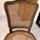 Antique caned wooden chair – Louis XV / Louis Philippe style