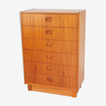 Teak chest of drawers 70s