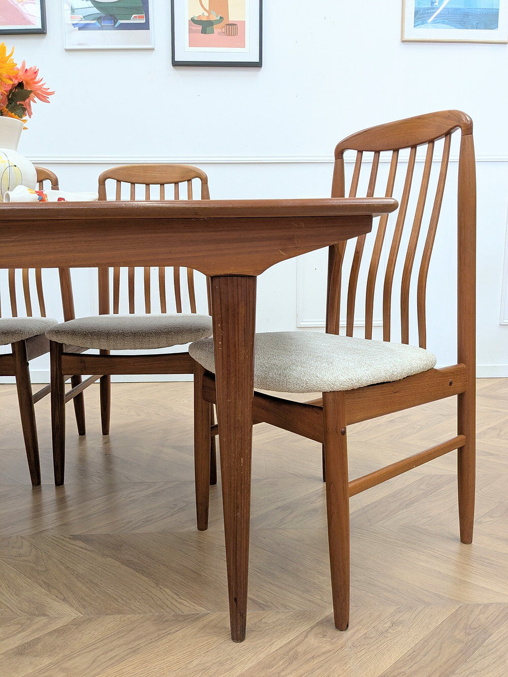 Teak table from the 60s