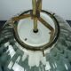 Mid-Century Murano Smoked Glass Chandelier with Opaline Diffuser, Italy '50