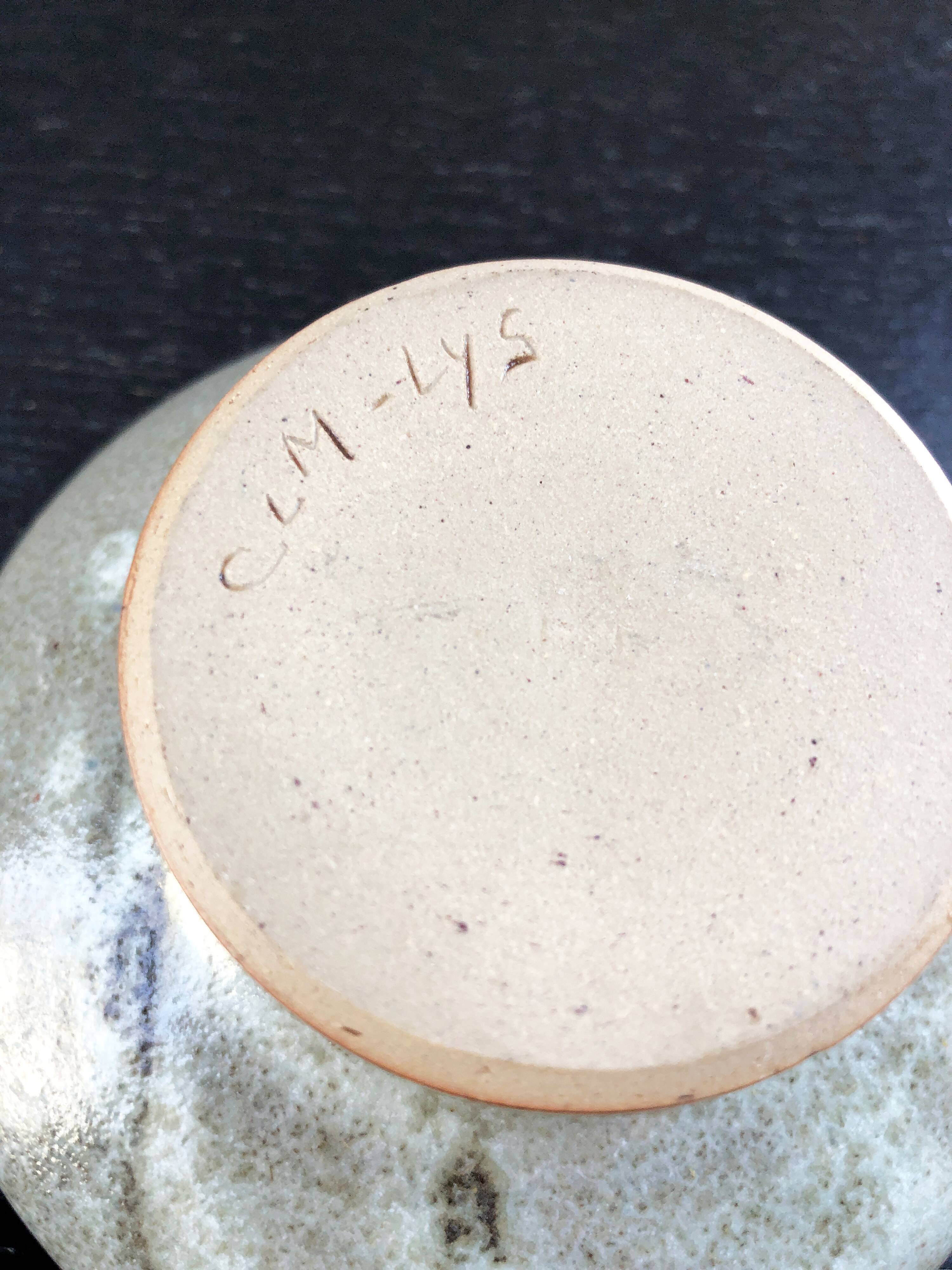 Scandinavian ceramic candlestick