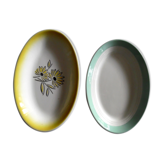 Duo of old dishes