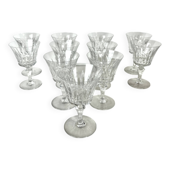 11 Baccarat water glasses, Piccadilly model