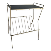 Sellette vintage / bout de canapé doré / table d’appoint