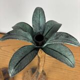 Pair of palm tree candlesticks