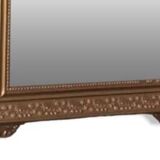 Louis XV style gilded mirror and carved wooden frame