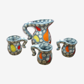 Pitcher or pitcher mugs design, Vallauris